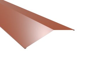 Firstblech, flach, 250x250 mm - 150° Stahl= 0,50 mm, 60µm Puramid/RSB