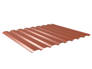 W-20/1100LA, RAL 8004-kupferbraun D=0,50 mm, 60µm Puramid/RSB