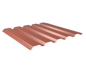 W-35/1035LA, RAL 8004-kupferbraun D=0,50 mm, 60µm Puramid/RSB