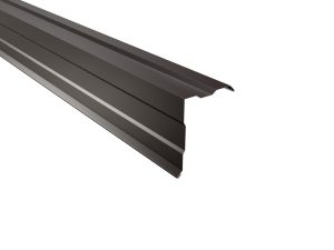 Ortgangwinkel, gesickt, 210x160 mm - 90° Stahl= 0,50 mm, 60µm Puramid/RSB