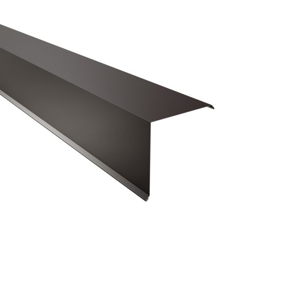 Ortgangwinkel, 180x180 mm - 90° Stahl= 0,50 mm, 60µm Puramid/RSB