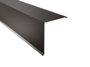 Ortgangwinkel, gesickt, 115x115x2000 mm 60µm Puramid, RAL 8017-schokoladenbraun