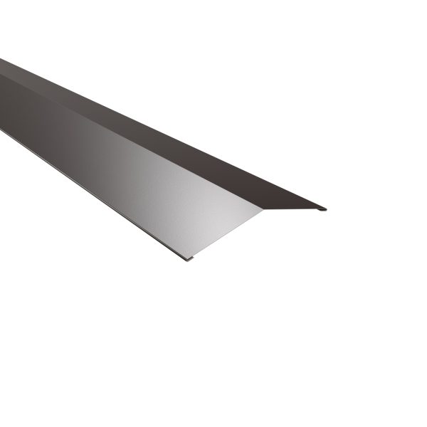 Firstblech, flach, 145x145 mm - 150° Stahl= 0,50 mm, 60µm Puramid/RSB