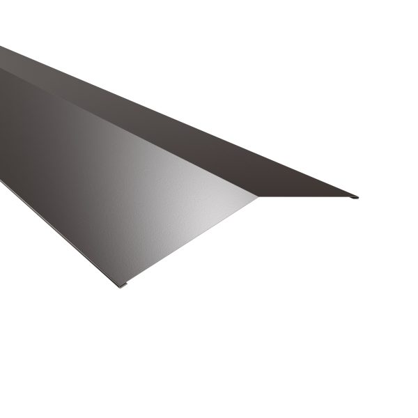 Firstblech, flach, 250x250 mm - 150° Stahl= 0,50 mm, 60µm Puramid/RSB
