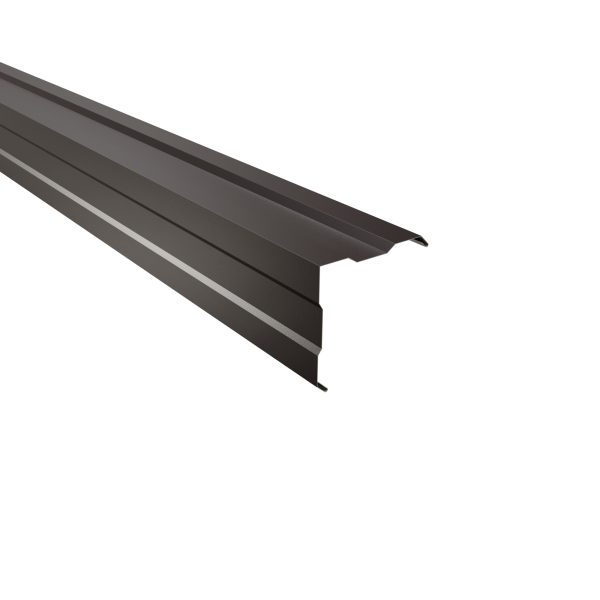 Außenecke, gesickt, 150x150 mm - 90° Stahl= 0,50 mm, 60µm Puramid/RSB