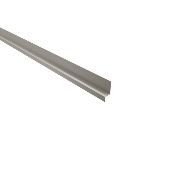 Sockelprofil, 50 x 25 x 20 x 15 mm - 100° Stahl= 0,75 mm, 60µm Puramid/RSB