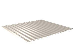 W-1/1064LV, RAL 9002-grauweiß Profil 76/18-Sinus, D=0,75 mm, 60µm PURAMID/RSB