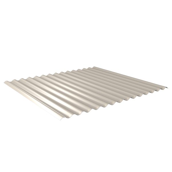 W-1/1064LV, RAL 9002-grauweiß Profil 76/18-Sinus, D=0,75 mm, 60µm PURAMID/RSB
