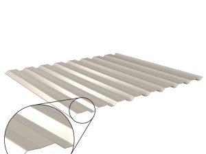W-20/1100LAZ, RAL 9002-grauweiß D=0,75 mm, 60µm PURAMID/RSB
