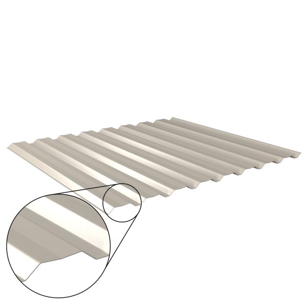 W-20/1100LAZ, RAL 9002-grauweiß D=0,75 mm, 60µm PURAMID/RSB