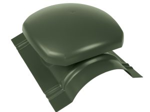 JA-Firstentlüfter für halbrund First 200 cm² Lüftung, Farbe 11-nadelgrün