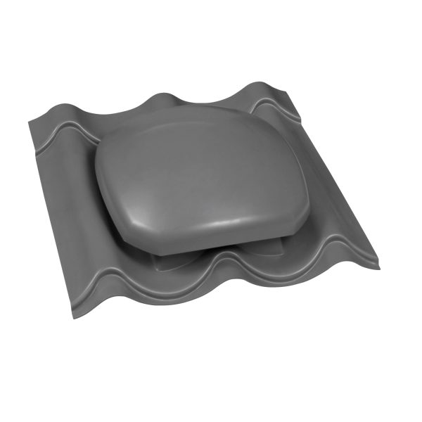 JA-Dachflächenentlüfter, Typ 2/1060 200 cm² Lüftung, Farbe 23-dunkelgrau