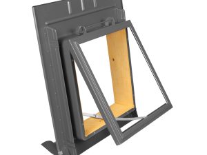 Universal-Dachausstiegsfenster 520x450 mm, Farbe 23-dunkelgrau