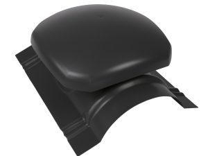 JA-Firstentlüfter für halbrund First 200 cm² Lüftung, Farbe 33-schwarz