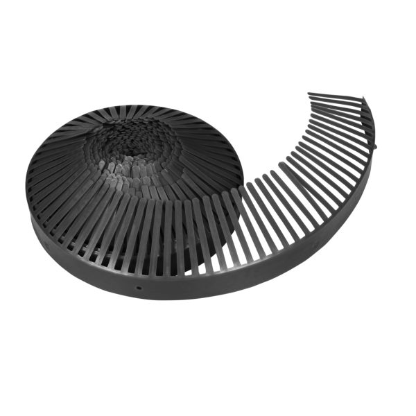 Traufenlüftungskämme, a´ 5,- lfdm. Farbe 33-schwarz