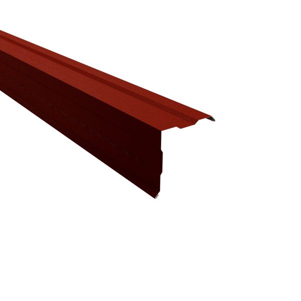Ortgangwinkel, gesickt, 150x150 mm - 90° Stahl= 0,50 mm, 80µm Shimoco/RSB
