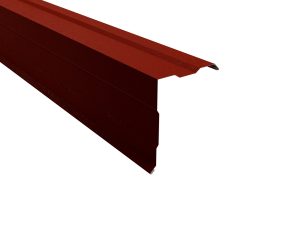 Ortgangwinkel, gesickt, 210x160 mm - 90° Stahl= 0,50 mm, 80µm Shimoco/RSB