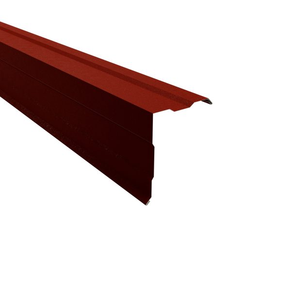 Ortgangwinkel, gesickt, 210x160 mm - 90° Stahl= 0,50 mm, 80µm Shimoco/RSB