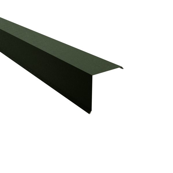 Ortgangwinkel, gesickt, 115 x115 mm 80µm Shimoco, RAL 6020-chromoxidgrün