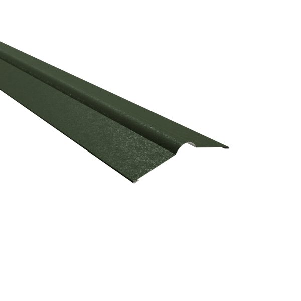 Firstbleche, flach, 140x140 mm 80µm Shimoco, RAL 6020-chromoxidgrün