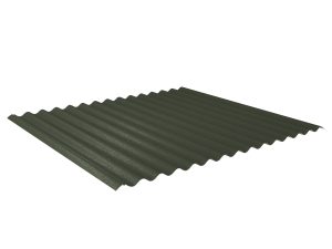 W-1/1064LV, RAL 6020-chromoxidgrün Profil 76/18-Sinus, D=0,50 mm, 80µm Shimoco/RSB