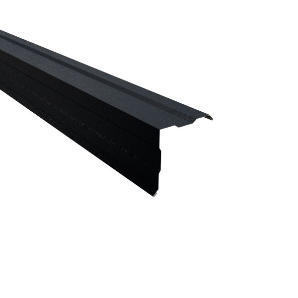 Ortgangwinkel, gesickt, 150x150 mm - 90° Stahl= 0,50 mm, 80µm Shimoco/RSB