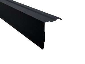 Ortgangwinkel, gesickt, 210x160 mm - 90° Stahl= 0,50 mm, 80µm Shimoco/RSB