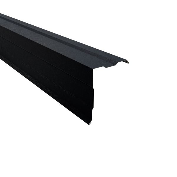 Ortgangwinkel, gesickt, 210x160 mm - 90° Stahl= 0,50 mm, 80µm Shimoco/RSB