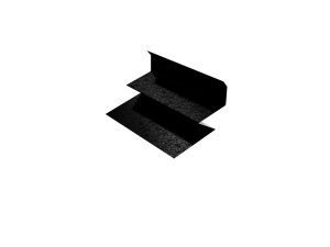 Wandanschluss-Verbindungselement Stahl= 0,50 mm, 80µm Shimoco/RSB