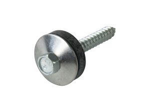 VLF-Edelstahlschrauben 6,5 x 50 mm, a´100 Stück - mit Pilzdichtung aus EPDM