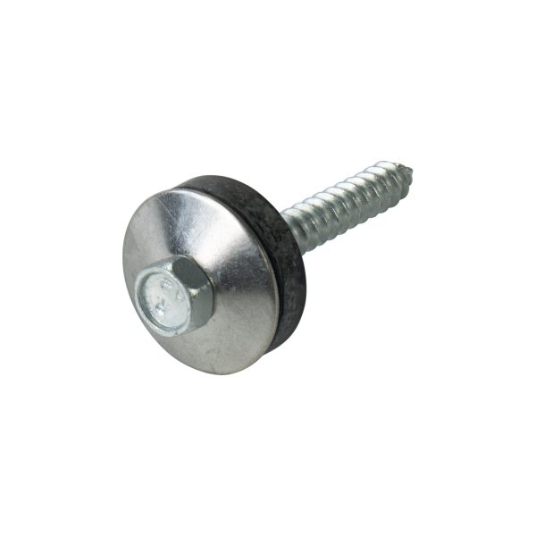 VLF-Edelstahlschrauben 6,5 x 50 mm, a´100 Stück - mit Pilzdichtung aus EPDM