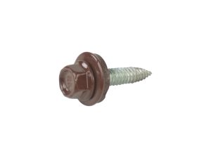 A2/Bimetallschrauben, kopflackiert RAL 8012 4,5 x 22 E14, a´100 Stück, spanlose Verarbeitung