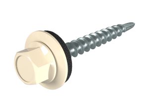 SKH-Schrauben, 4,8 x 35 mm RAL 1015-hellelfenbein, á 100 Stück