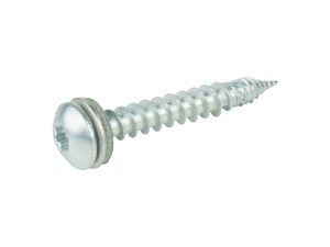 A2/Bimetallschrauben, spanlos, blank Pan Head, 6,0 x 40 E12, a´100 Stück