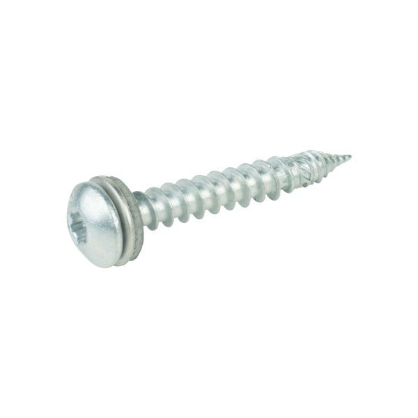 A2/Bimetallschrauben, spanlos, blank Pan Head, 6,0 x 40 E12, a´100 Stück