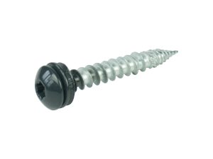 A2/Bimetallschrauben, spanlos, RAL 7016 Pan Head, 6,0 x 40 E12, a´100 Stück