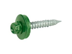 A2/Bimetallschrauben, kopflackiert RAL 6002 6,0 x 40 E19, a´100 Stück, spanlose Verarbeitung