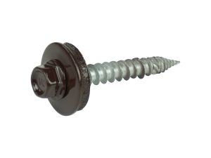 A2/Bimetallschrauben, kopflackiert RAL 8017 6,0 x 40 E19, a´100 Stück, spanlose Verarbeitung