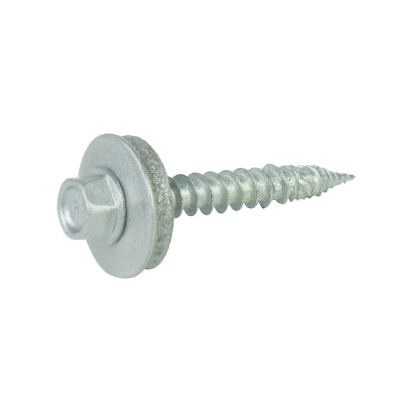 A2/Bimetallschrauben, kopflackiert RAL 9006 6,0 x 40 E19, a´100 Stück, spanlose Verarbeitung