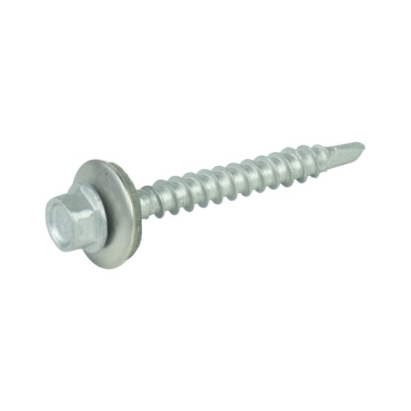 Edelstahlschrauben, blank, selbstbohrend 6,0 x 50 E16, a´100 Stück