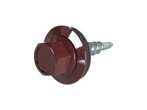SKM-Schrauben, 4,8 x 19 mm RAL 3005-weinrot, á 100 Stück