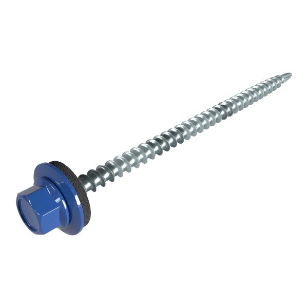 SW8-Schrauben, 4,8 x 80 mm RAL 5010-enzianblau, á 100 Stück