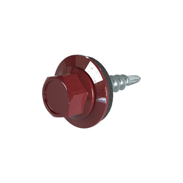 SKM-Schrauben, 4,8 x 19 mm RAL 3009-oxidrot, a´100 Stück