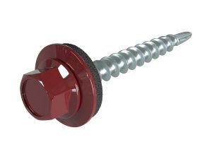 SKH-Schrauben, 4,8 x 35 mm RAL 3009-oxidrot, á 100 Stück