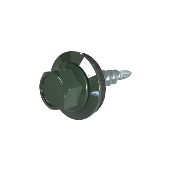 SKM-Schrauben, 4,8 x 19 mm RAL 6020-chromoxidgrün, á 100 Stück
