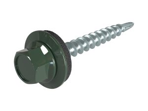 SKH-Schrauben, 4,8 x 35 mm RAL 6020-chromoxidgrün, á 100 Stück