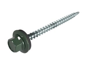 SW8-Schrauben, 4,8 x 60 mm RAL 6020-chromoxidgrün, á 100 Stück