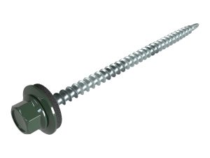 SW8-Schrauben, 4,8 x 80 mm RAL 6020-chromoxidgrün, á 100 Stück