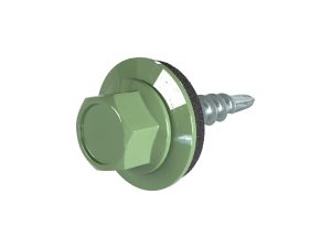SKM-Schrauben, 4,8 x 19 mm RAL 6011-resedagrün, á 100 Stück