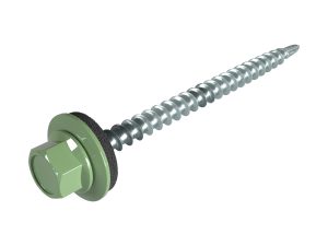 SW8-Schrauben, 4,8 x 60 mm RAL 6011-resedagrün, á 100 Stück